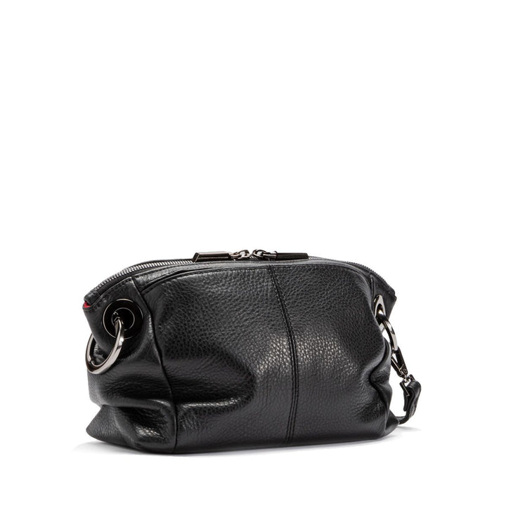 HAMMITT DANIEL CROSSBODY CLUTCH SMALL - BLACK/GUNMETAL