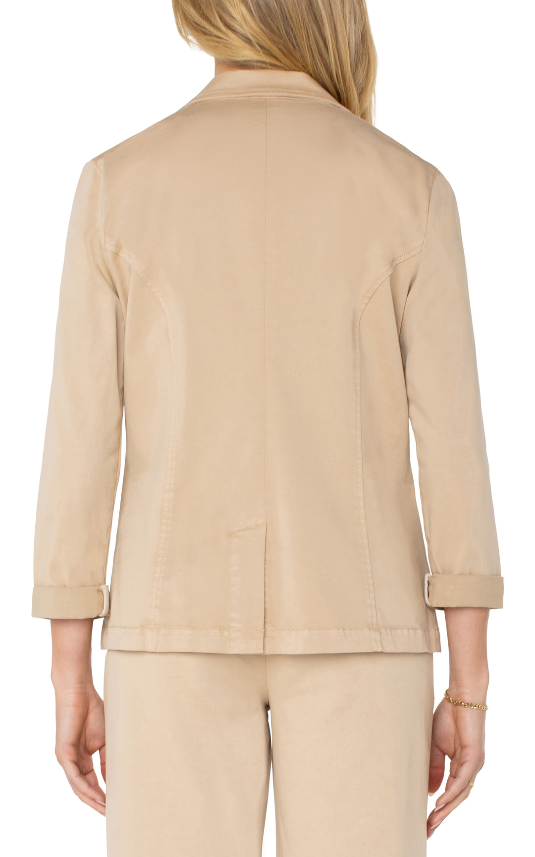 FITTED BLAZER - CAPPUCCINO