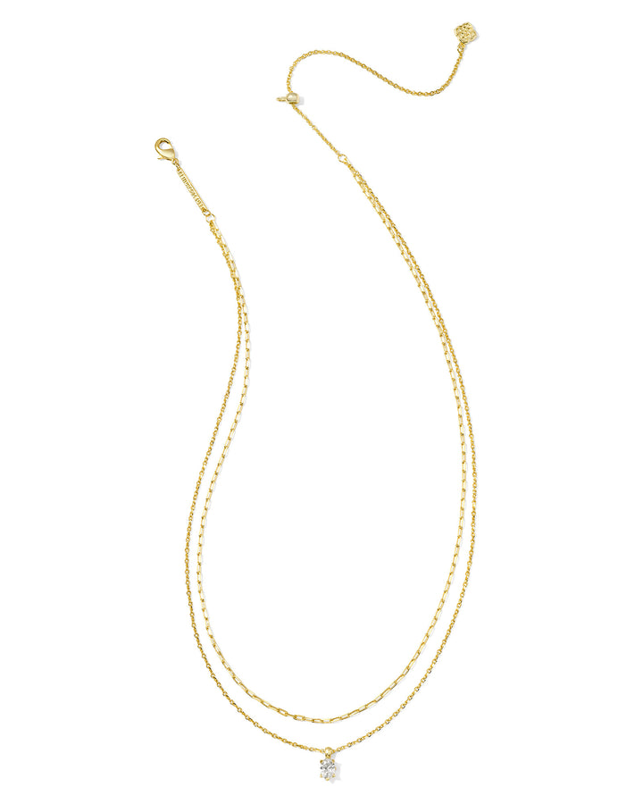 KENDRA SCOTT CAILIN MULTI STRAND NECKLACE - GOLD