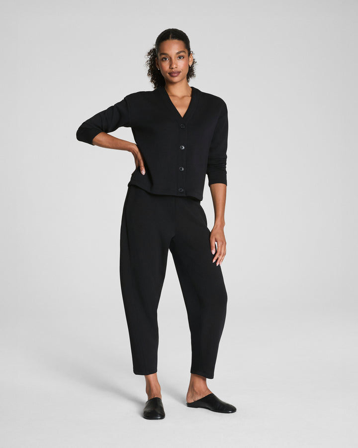 SPANX AIRESSENTIALS CARDIGAN - VERY BLACK