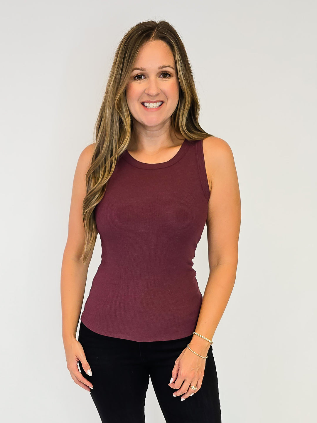 EDLIN TANK - WINE HEATHER