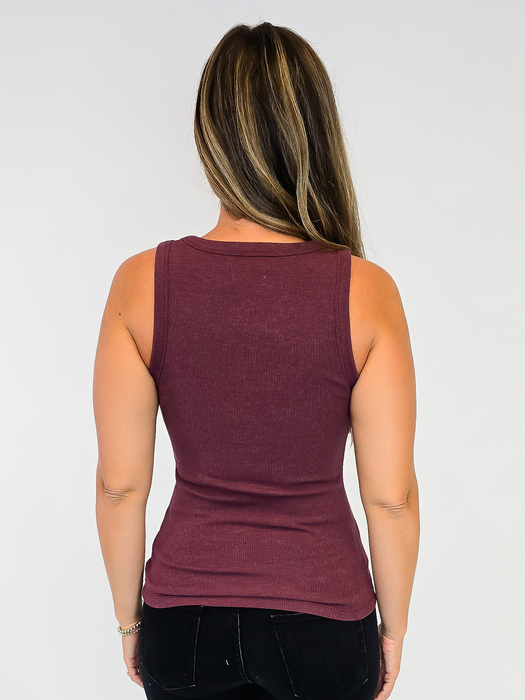 EDLIN TANK - WINE HEATHER
