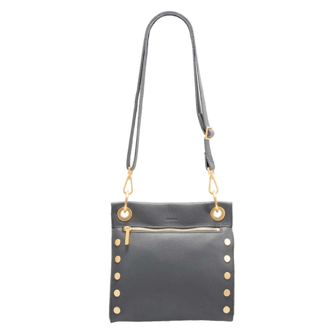 HAMMITT TONY MEDIUM CROSSBODY BAG - SONNET GREY/BRUSHED GOLD