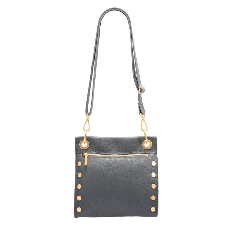 HAMMITT TONY MEDIUM CROSSBODY BAG - SONNET GREY/BRUSHED GOLD