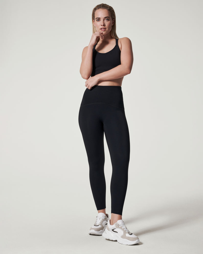 SPANX BOOTY BOOST ACTIVE 7/8 LEGGINGS - BLACK