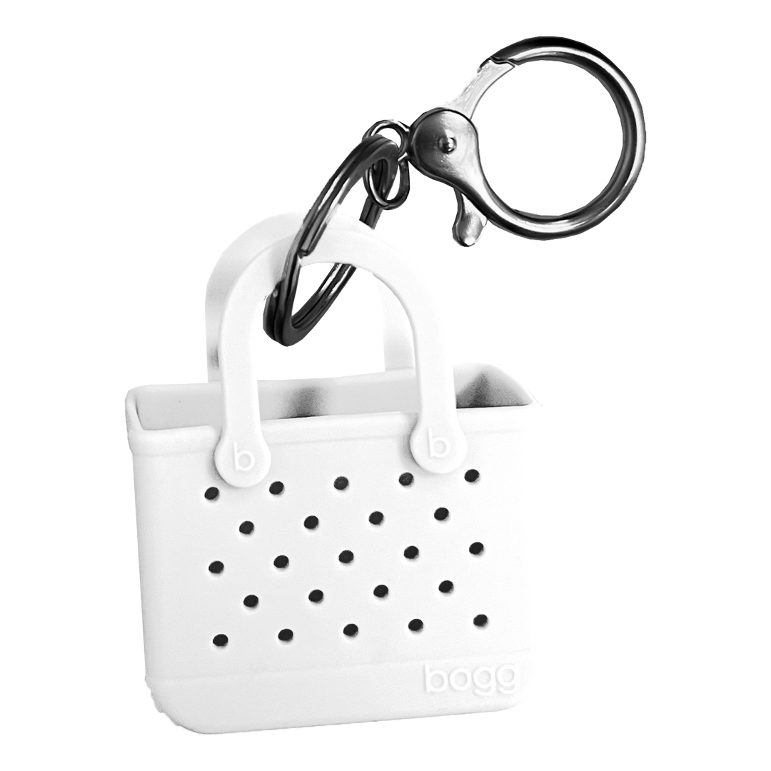 ITTY BITTY BOGG KEYCHAIN - FOR SHORE WHITE