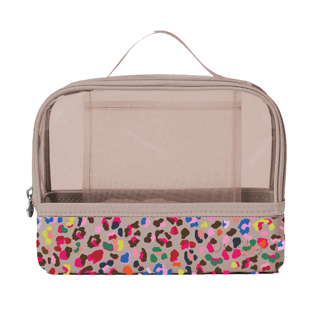 SHE'S A BEAUTY ORGANIZER POUCH - NEON JUNGLE