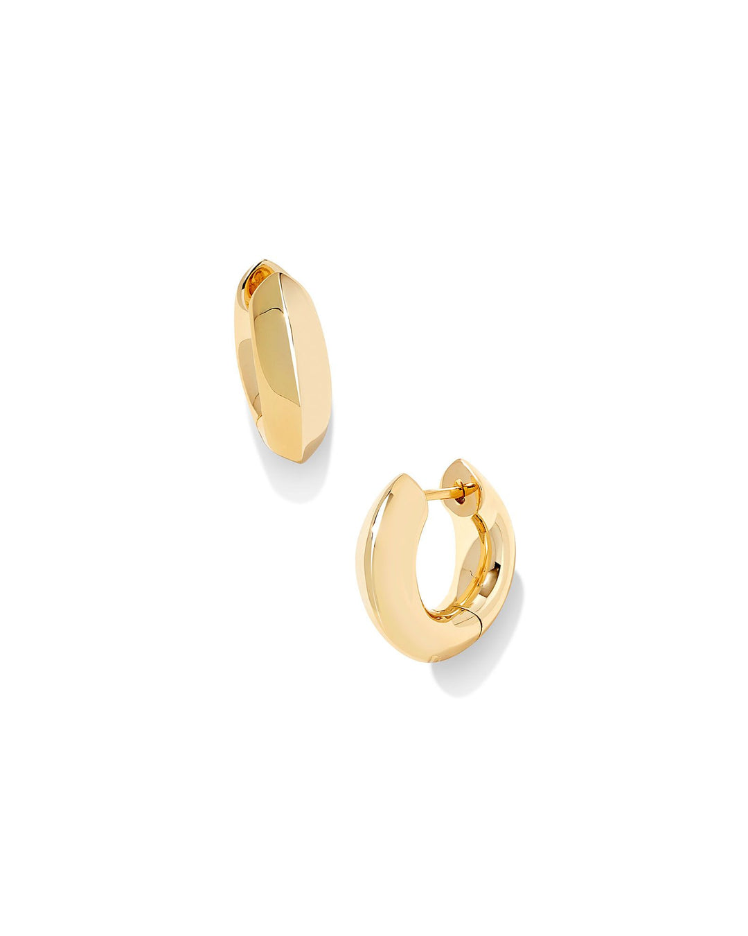 KENDRA SCOTT MIKKI HUGGIE EARRING - GOLD POLISHED