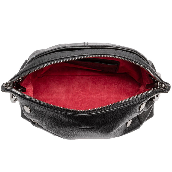 HAMMITT DANIEL CROSSBODY CLUTCH SMALL - BLACK/GUNMETAL