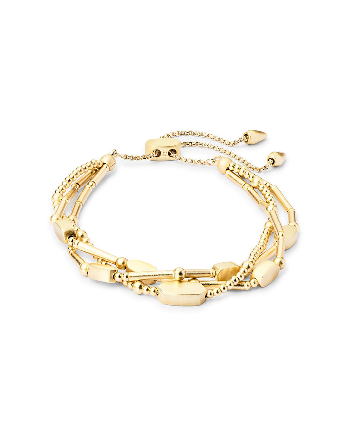 KENDRA SCOTT CHANTAL BEADED BRACELET - GOLD