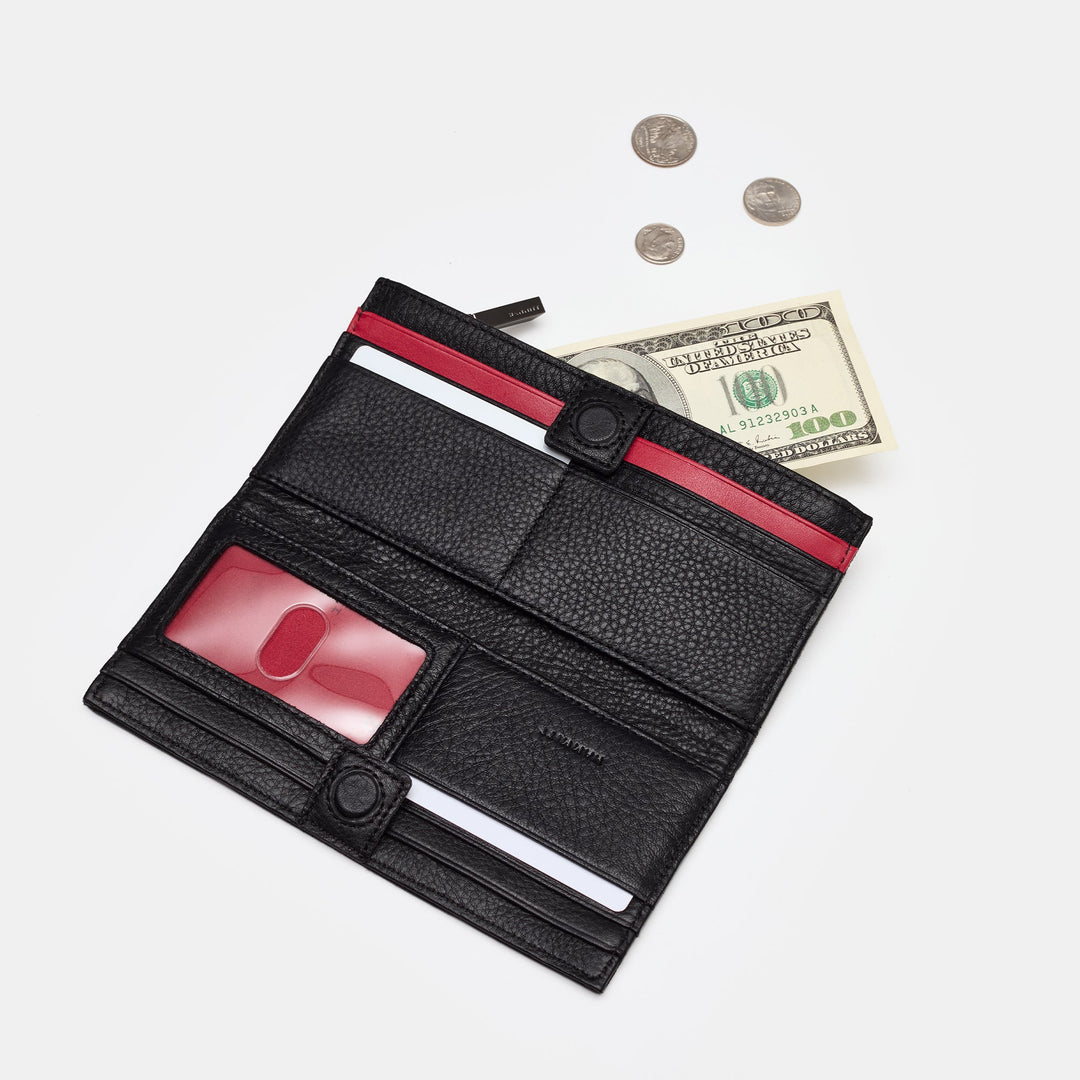 110 NORTH WALLET - BLACK/GUNMETAL