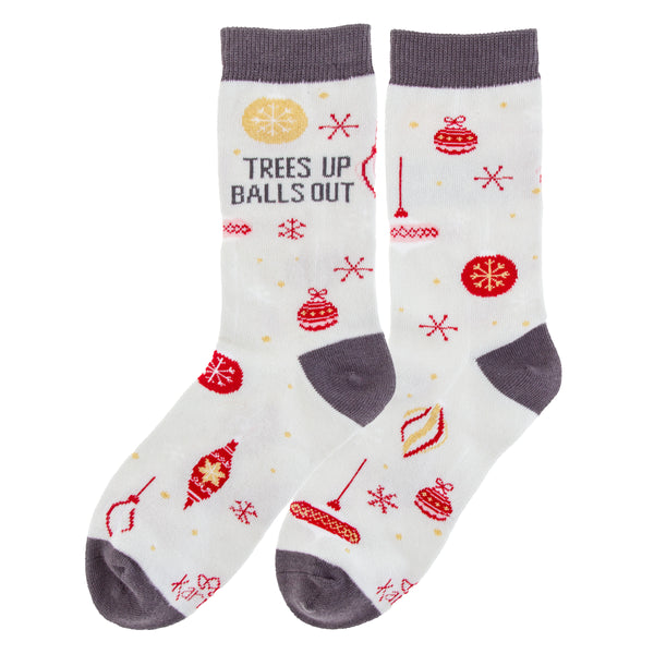 HOLIDAY SOCKS - TREES UP