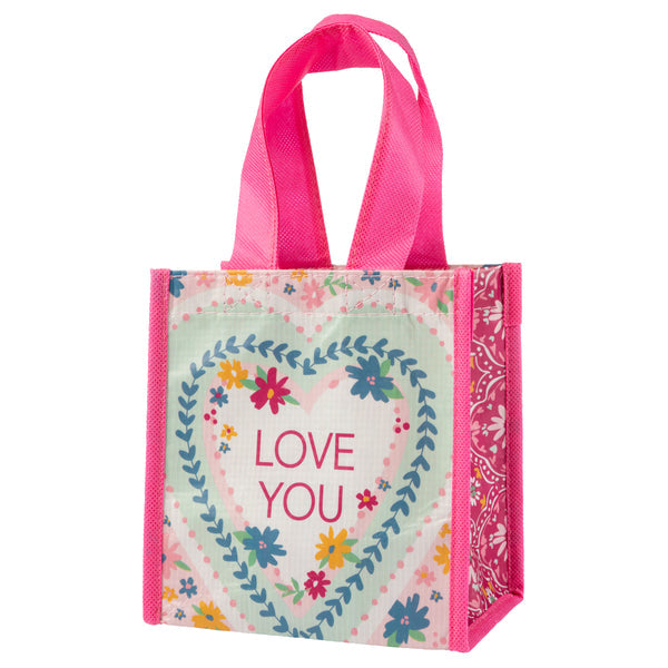 RECYCLED SMALL GIFT BAG - LOVE YOU