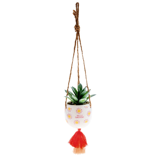 HANGING SUCCULENT POT - HELLO SUNSHINE