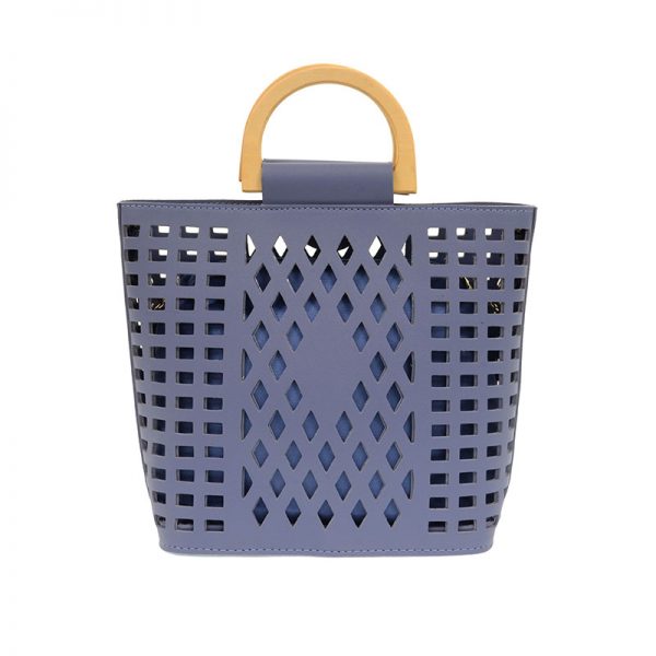 MADISON CUT OUT TOTE - CORNFLOWER
