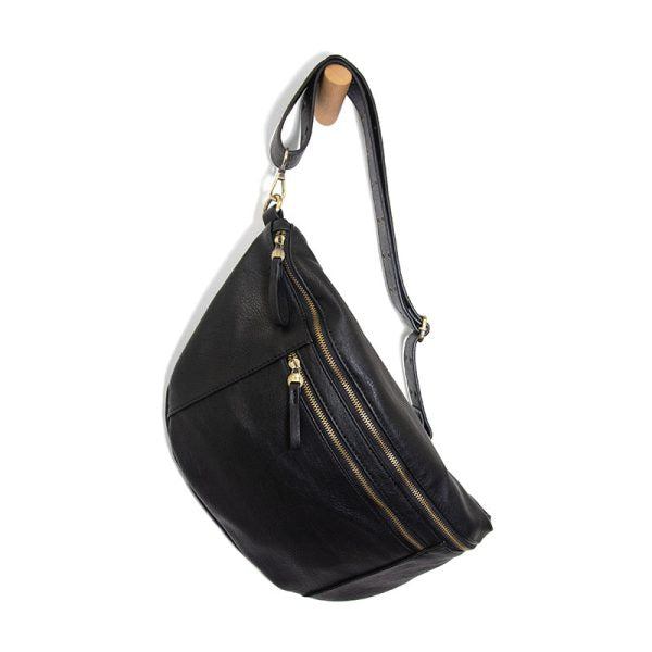 MEL LARGE SLING/CROSSBODY BAG - BLACK