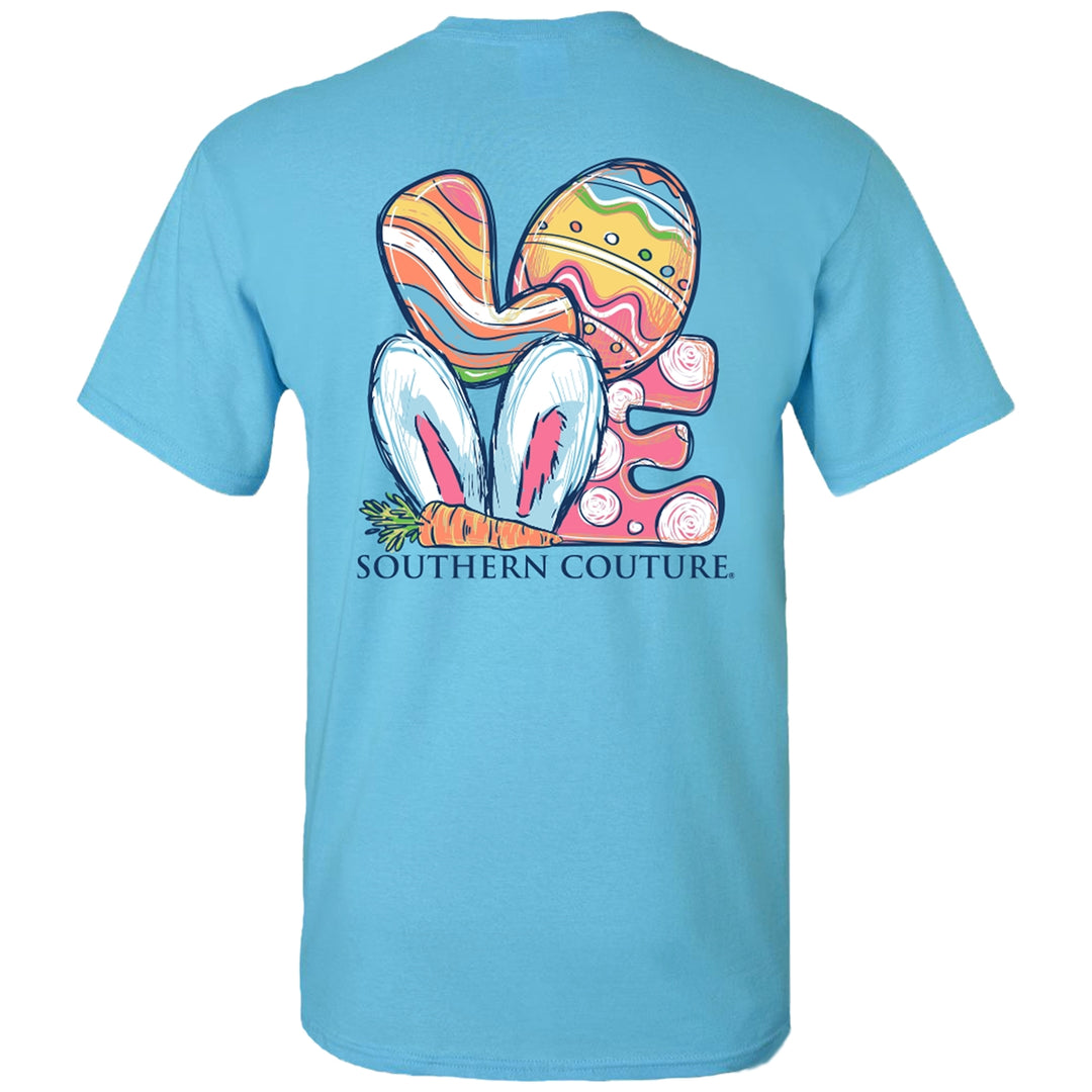CLASSIC EASTER EGG LOVE GRAPHIC TSHIRT - SKY BLUE