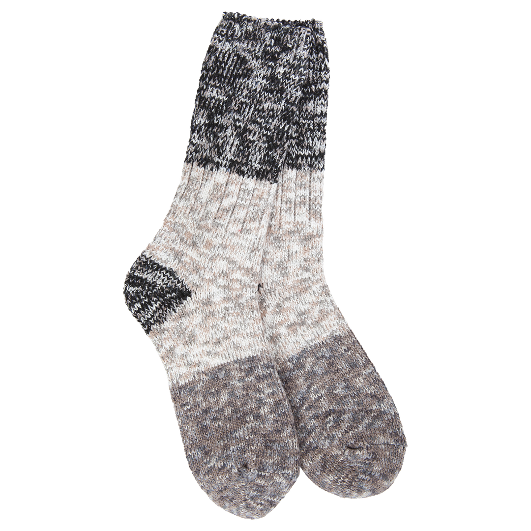 WORLD'S SOFTEST RAGG CREW SOCK - STONE