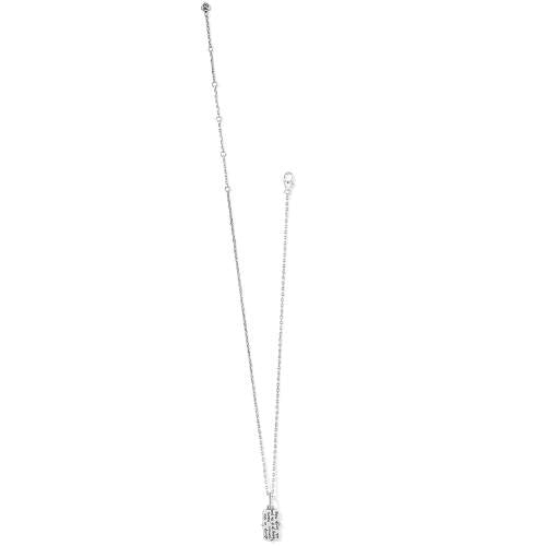 SENTIMENTS LOVE TODAY REVERSIBLE NECKLACE - SILVER