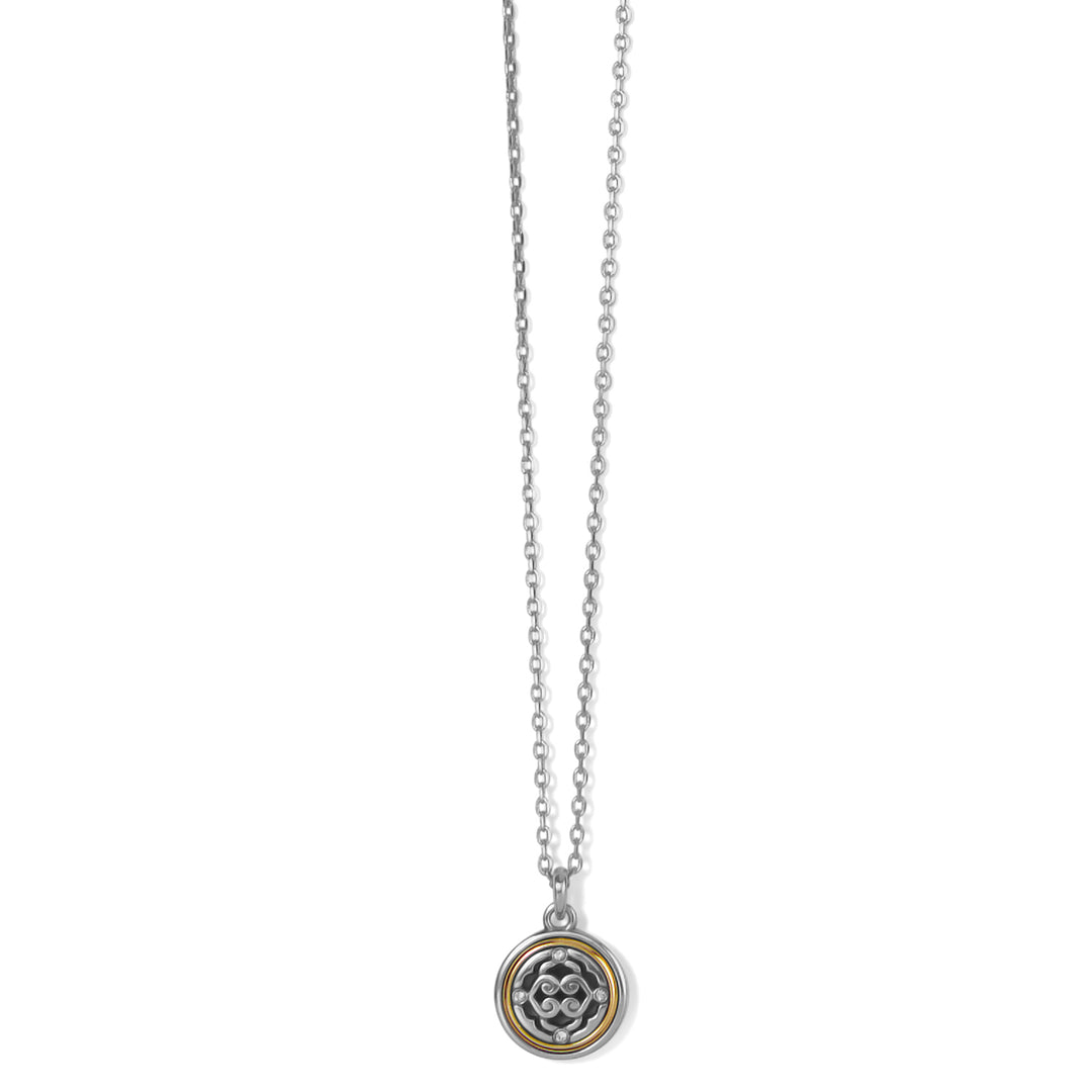 INTRIGUE MINI NECKLACE - SILVER-GOLD