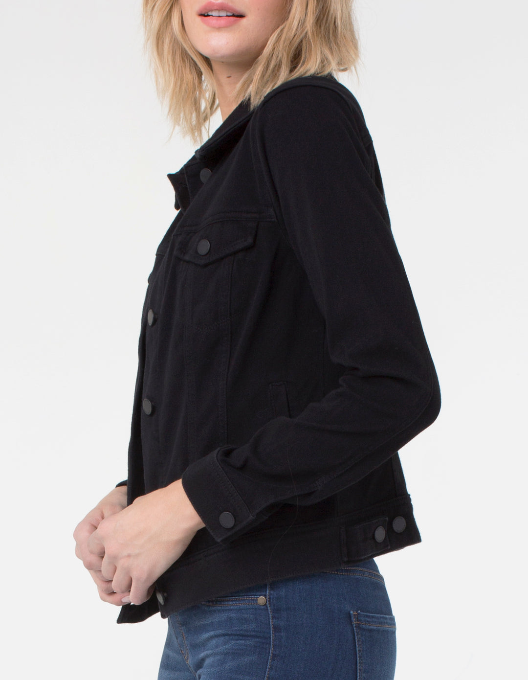 CLASSIC POWERFLEX JEAN JACKET - BLACK RINSE