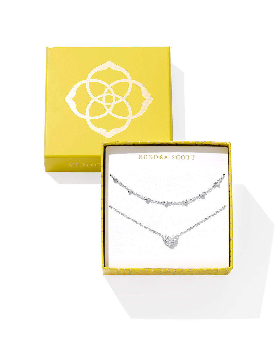 KENDRA SCOTT ARI & HAVEN NECKLACE GIFT SET - SILVER WHITE