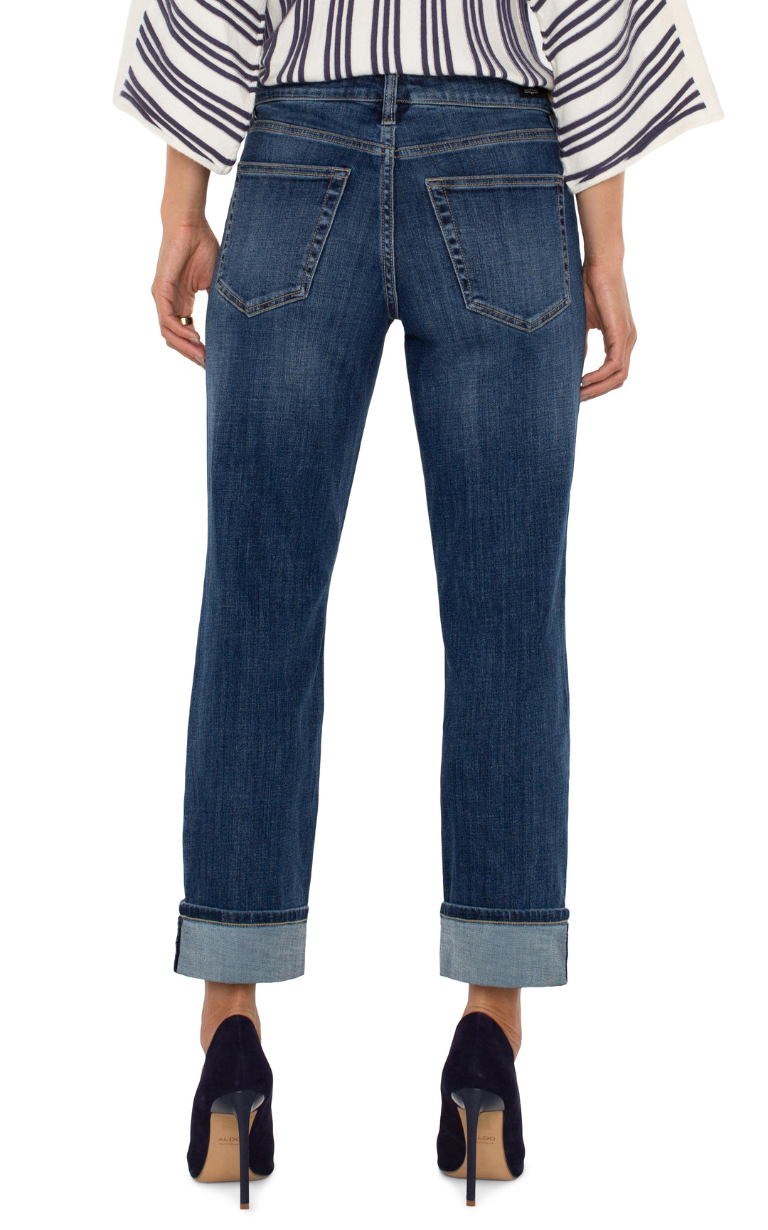 MARLEY GIRLFRIEND CUFFED 30"/27" INSEAM JEANS - RUSHLAND