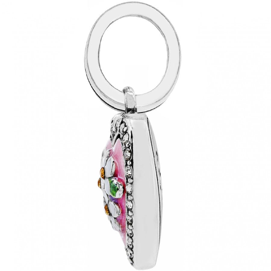 Blooming Heart Charm SILVER-MULTI