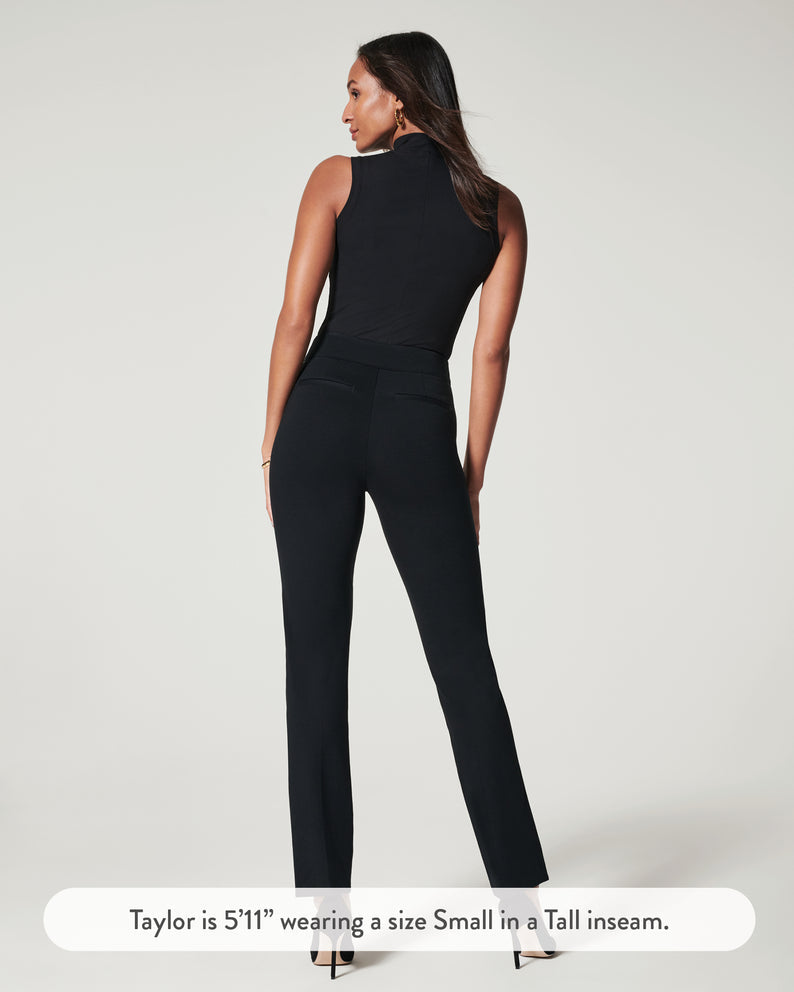 SPANX THE PERFECT PANT SLIM STRAIGHT - BLACK