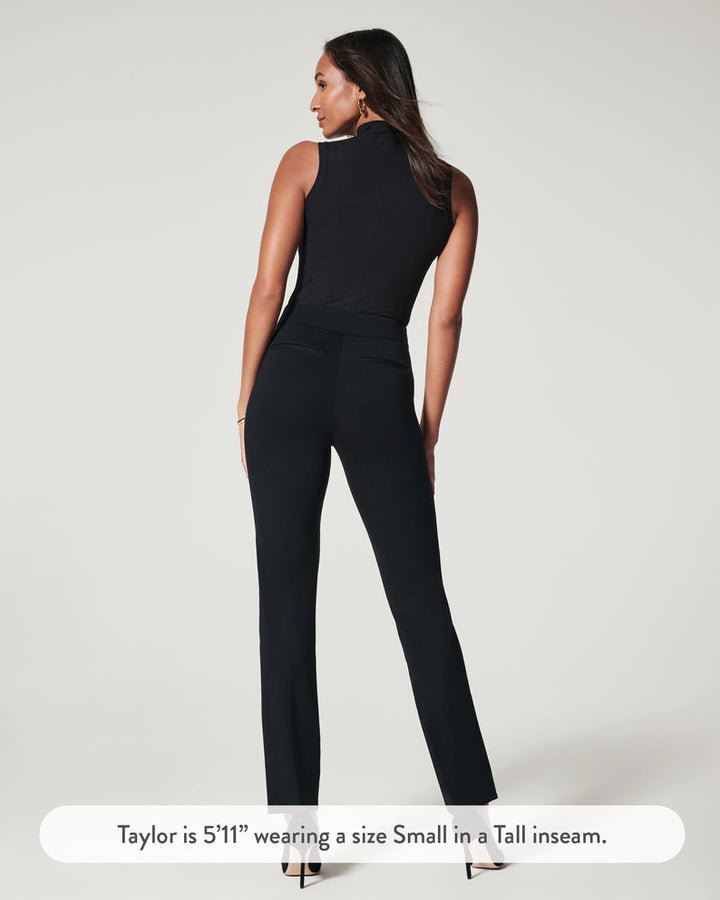 SPANX THE PERFECT PANT SLIM STRAIGHT - BLACK