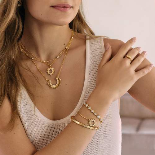 Solara Petite Necklace - Gold