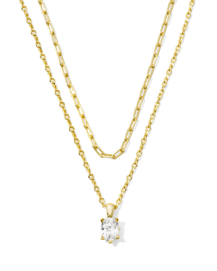 KENDRA SCOTT CAILIN MULTI STRAND NECKLACE - GOLD