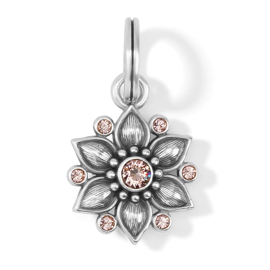 CORA FLOWER CHARM- SILVER