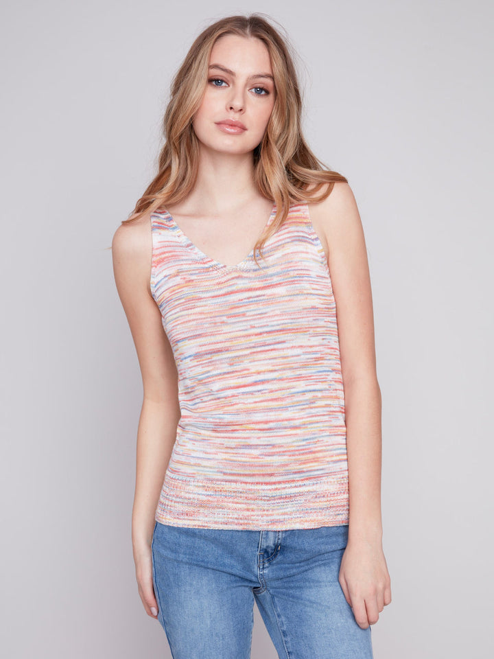 SPACE DYE CAMISOLE - TULIP