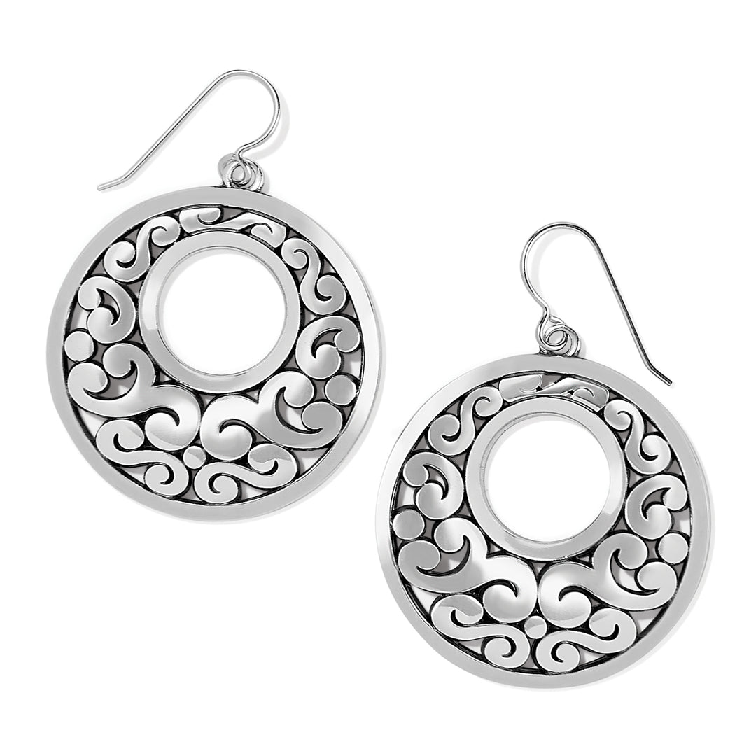 CONTEMPO NUEVO RING FRENCH WIRE EARRINGS - SILVER