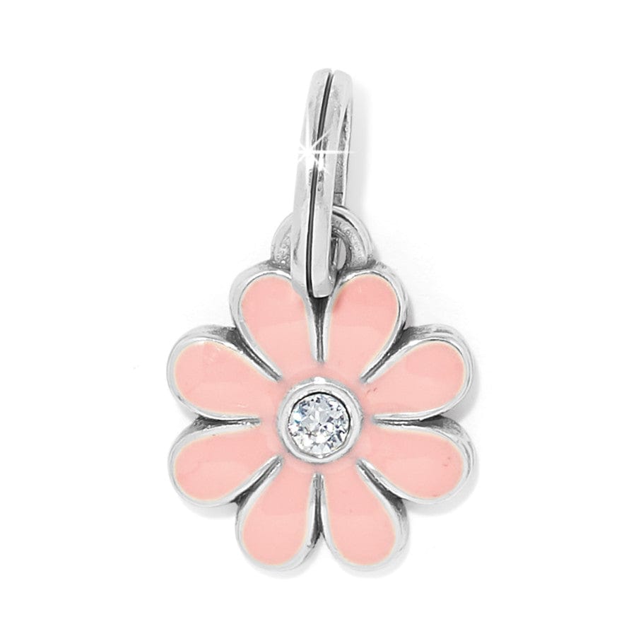 DAISY CHARM- SILVER-PINK