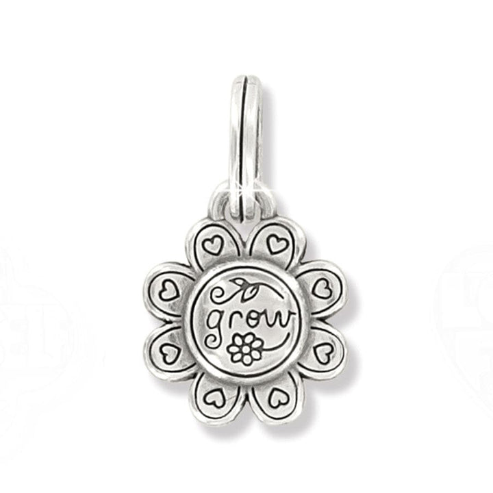 DAISY CHARM- SILVER-PINK