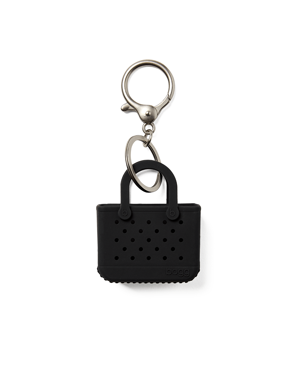 ITTY BITTY BOGG TINY TOTE KEYCHAIN - LBD BLACK