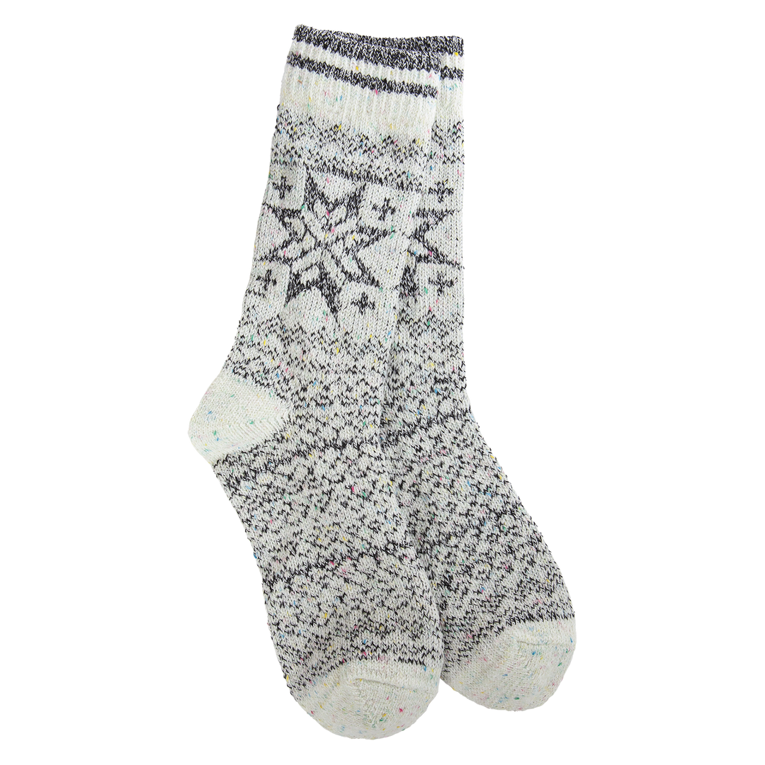 WORLD'S SOFTEST WEEKEND COLLECTION CREW - BLACK MULTI