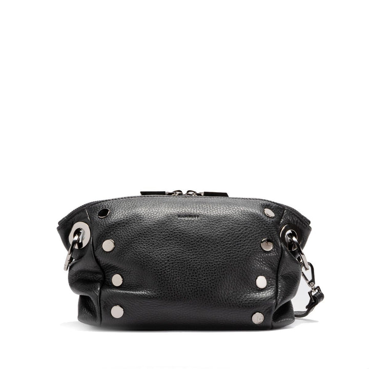 HAMMITT DANIEL CROSSBODY CLUTCH SMALL - BLACK/GUNMETAL