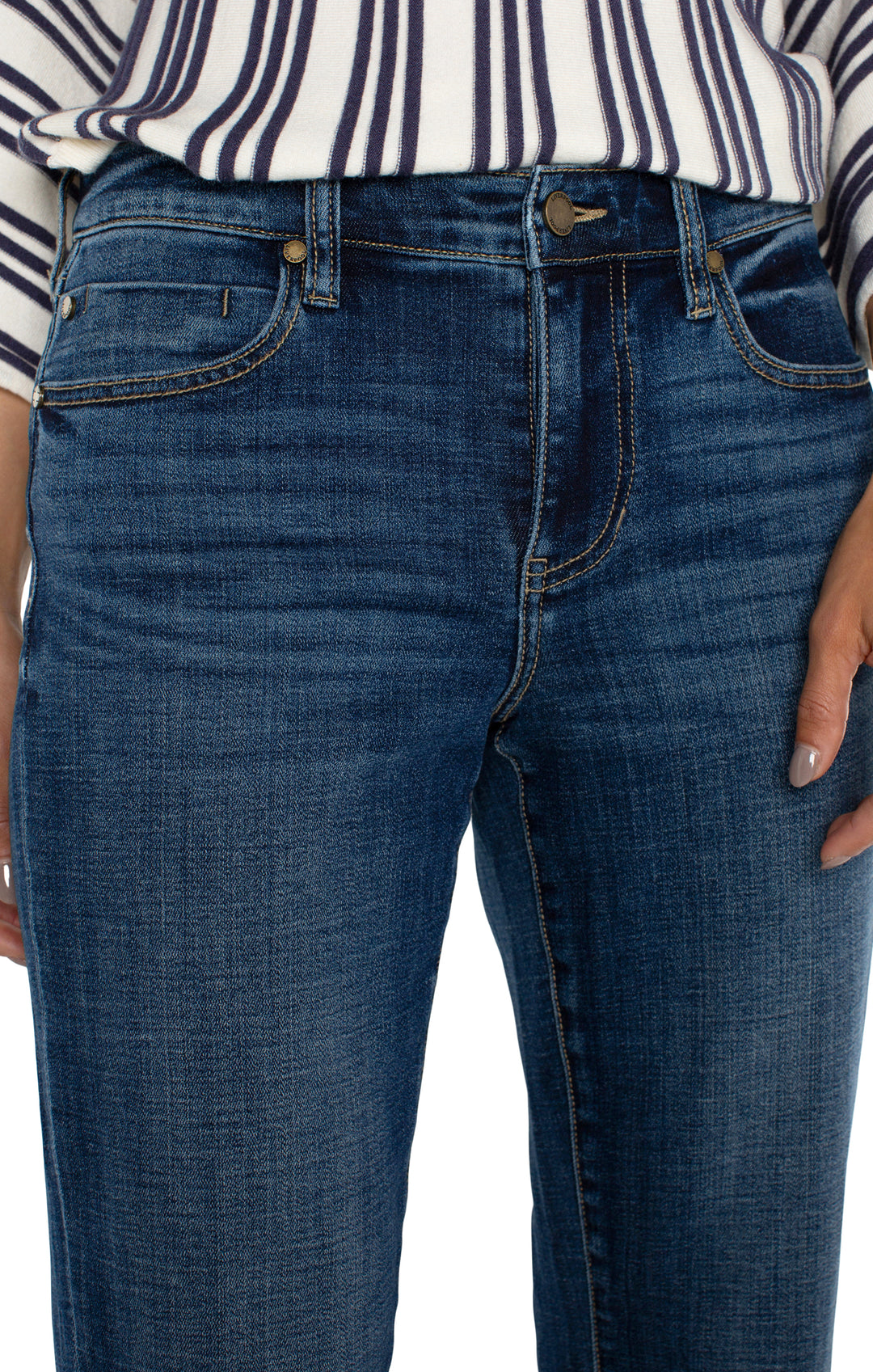 MARLEY GIRLFRIEND CUFFED 30"/27" INSEAM JEANS - RUSHLAND