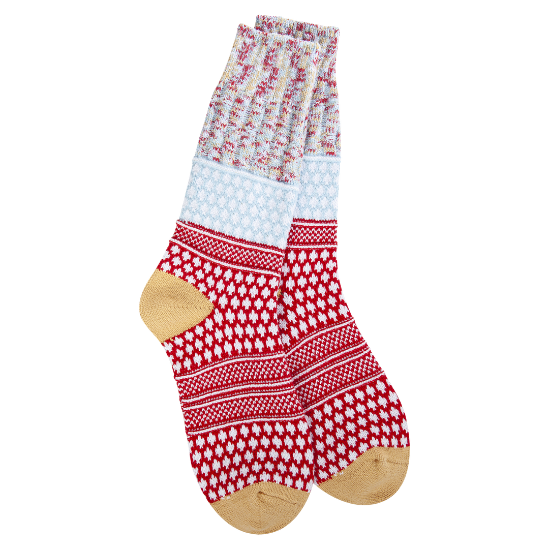 WORLD'S SOFTEST WEEKEND COLLECTION CREW - WONDERLAND MULTI