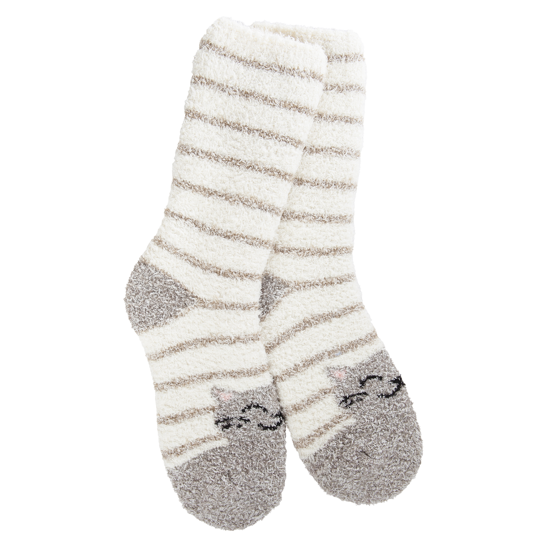 WORLD'S SOFTEST KNIT PICKIN CREW - CAT STRIPE