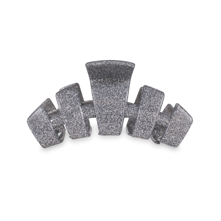 CLASSIC SILVER GLITTER LARGE HAIR CLIP – Brianne's Boutique