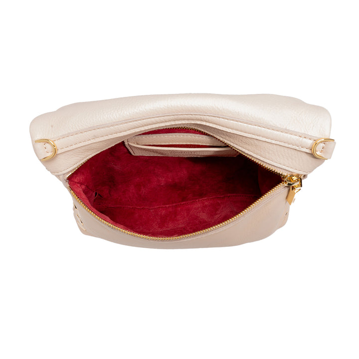 HAMMITT VIP MEDIUM CROSSBODY BAG - SUPERBLOOM PINK/GOLD