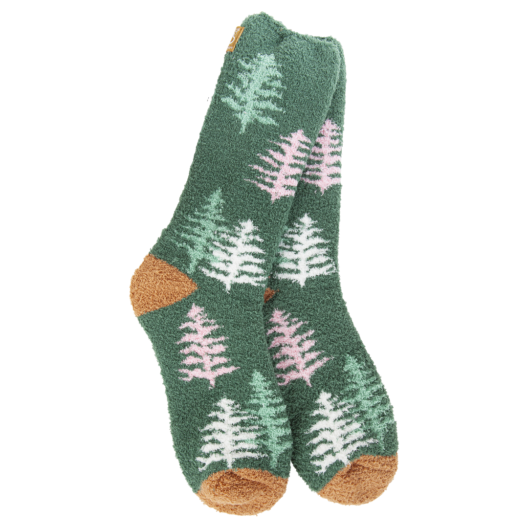 WORLD'S SOFTEST COZY CREW SOCKS - WOODS