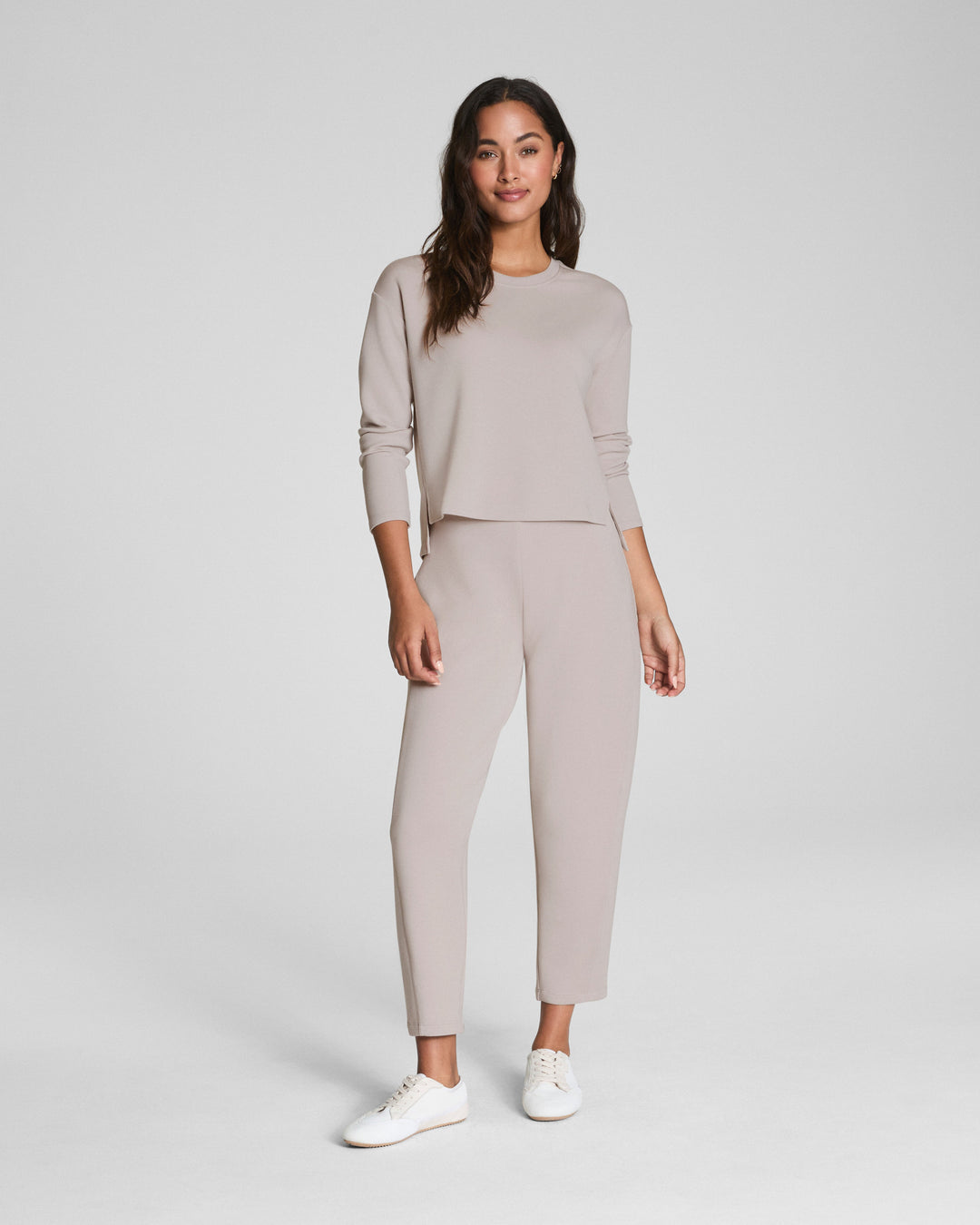 SPANX AIRESSENTIALS BARREL LEG PANTS - FRENCH GREY
