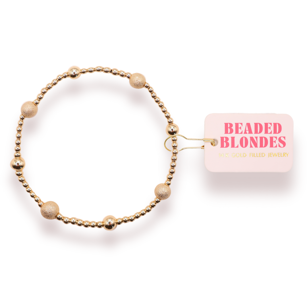 6.75" NOELLE STARDUST BRACELET - GOLD