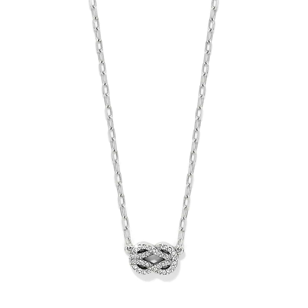Interlok Harmony Luxe Peite Necklace - Silver