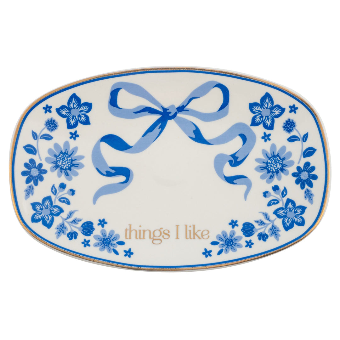 OVAL TRINKET DISH - THINGS I LIKE